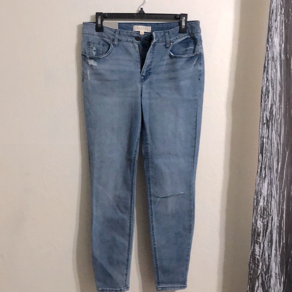 Light wash jeans